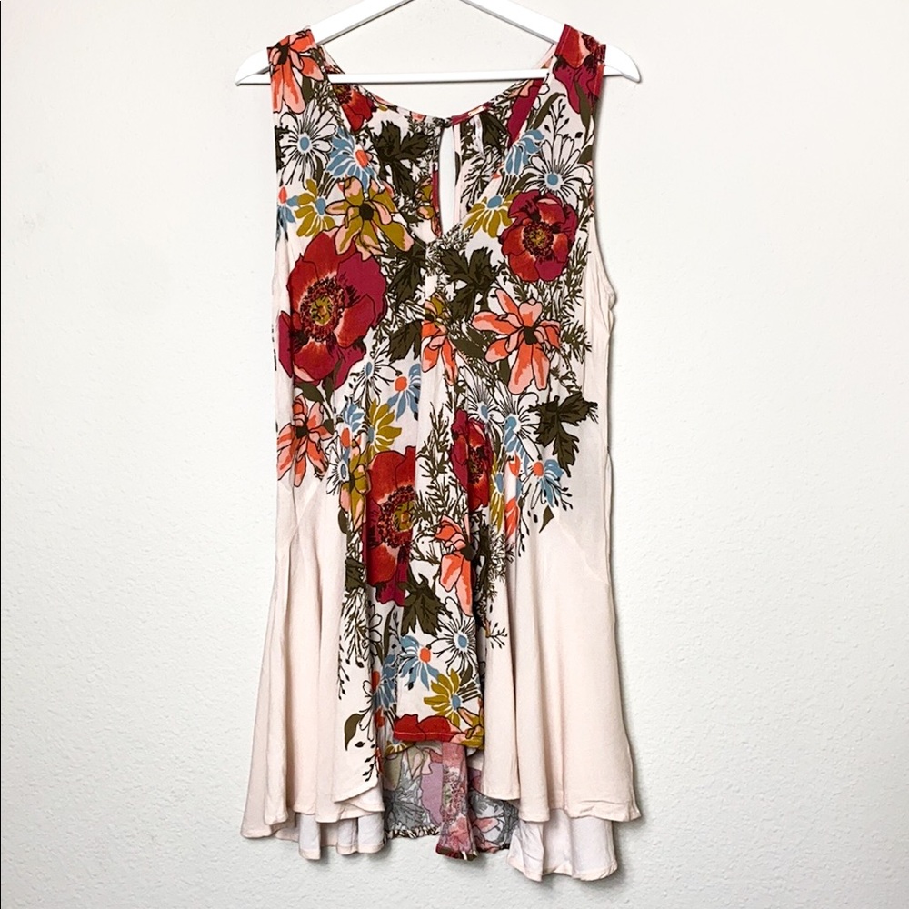 Free People Floral Mini Dress - Picture 5 of 11